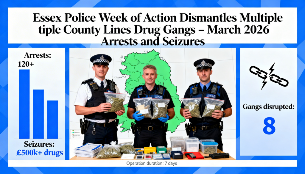 Essex Police Week of Action Dismantles Multiple County Lines Drug Gangs ...