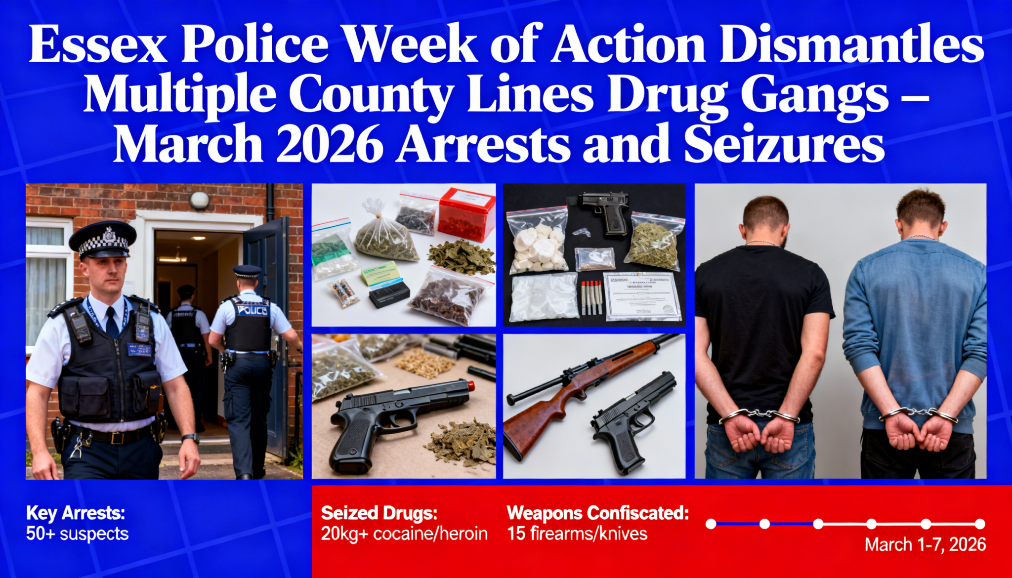 Essex Police Week of Action Dismantles Multiple County Lines Drug Gangs ...